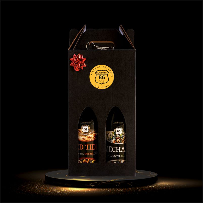 Birra Roosweelt Box regalo 2 x 75 cl